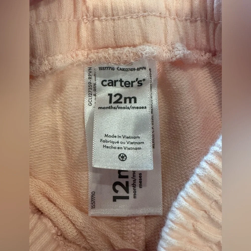 Carter’s 12months Pink Baby Shorts
